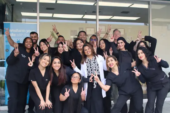 The Sunnyvale Dental Care team in the office